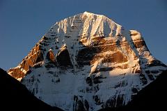 41 Mount Kailash North Face Sunrise From Dirapuk On Mount Kailash Outer Kora Sunrise on Mount Kailash North Face is just perfect from Dirapuk.